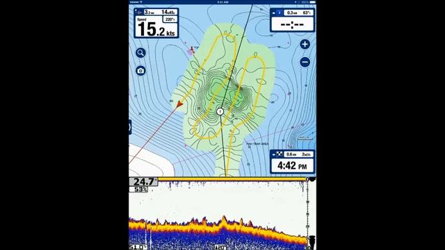 Navionics SonarCharts Live Over Rock Piles in Buzzards Bay, Massachusetts смотреть онлайн