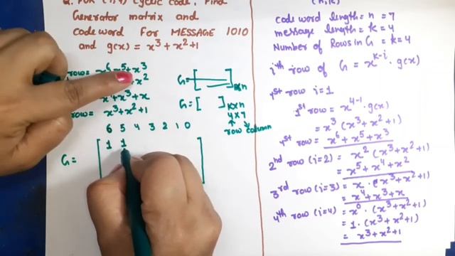 U5L7.5 | Non-Systematic Cyclic Code Using Generator Matrix | Generator Matrix for Cyclic code смотреть онлайн