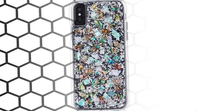 Case Mate iPhone X Case KARAT Real Mother of Pearl Slim Protective Design Apple iPhone 10 смотреть онлайн