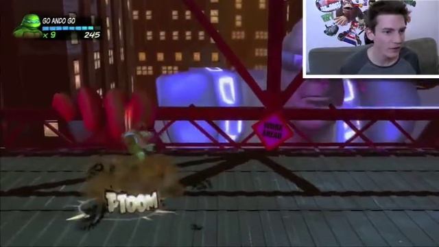 Let's Play TMNT: Turtles in Time Re-Shelled Part 1 - Big Apple, 3AM (FaceCam) смотреть онлайн