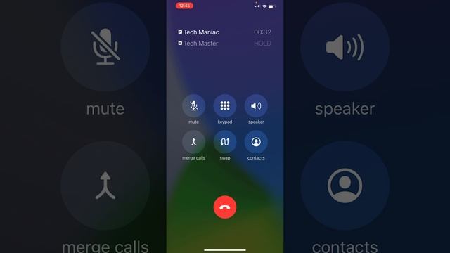 iPhone 12 Pro Max Call Waiting, Holding & Conference Incoming Call Screen (iOS 14.5) смотреть онлайн