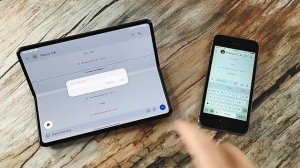 GALAXY Z FOLD vs IPHONE 5S Incoming & Outgoing calls Viber, WhatsApp & Signal App