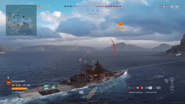 Bismarck, Tirpitz and Odin | World of Warships: Legends смотреть онлайн