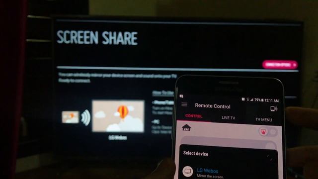 LG WebOS Screen Share || Play PUBG Mobile On TV