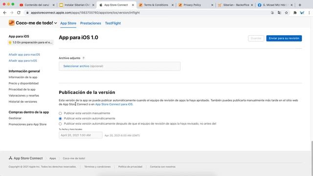 1.11 - SUBIR APP EN LA APP STORE - Enviar para su revisión смотреть онлайн
