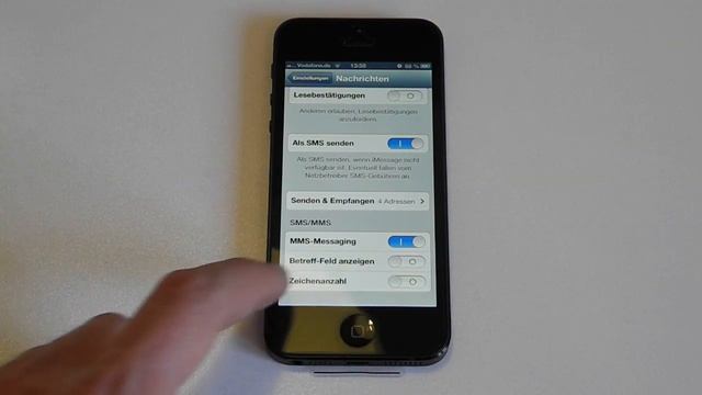 iPhone 5 - SMS schreiben - Zeichenanzahl einblenden смотреть онлайн