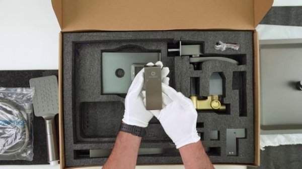 Душевая система скрытого монтажа FILARETE Waterfall FL1010 (Графит)