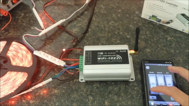 WIFI LED Controller - iPhone - Android смотреть онлайн