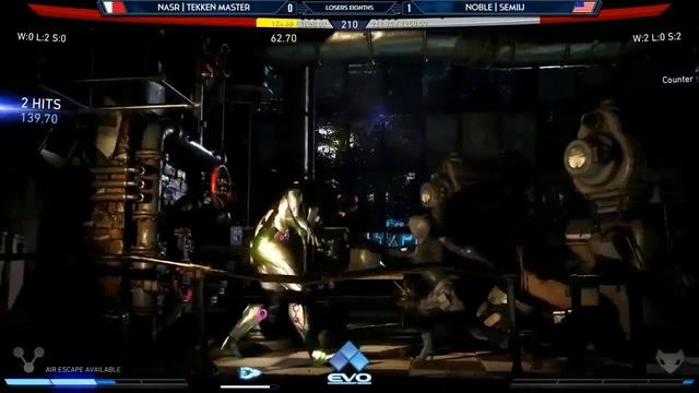 EVO 2017: INJUSTICE2 - NASR | Tekken Master vs Noble | Semiij - Top 8 смотреть онлайн