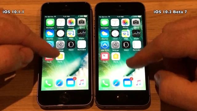iPhone 5S : iOS 10.1.1 vs iOS 10.2 Beta 7 / Public Beta 7 Speed Test смотреть онлайн