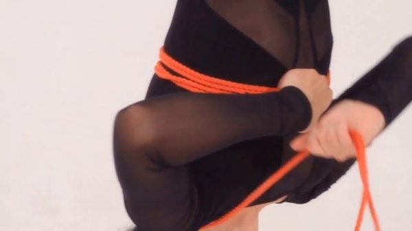 Selfbondage. Self-suspension.