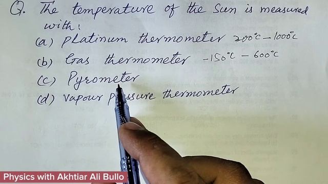 The temperature of the sun is measured with_pyrometer is used to смотреть онлайн