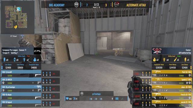 Map 1 // BIG Academy vs ALTERNATE aTTaX // European Pro League - Season 11 [BO3] смотреть онлайн