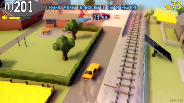 Reckless Getaway 2 - All Levels Gameplay- iOS / Android Racing Car Vs Police Escape 🚗🚓 смотреть онлайн