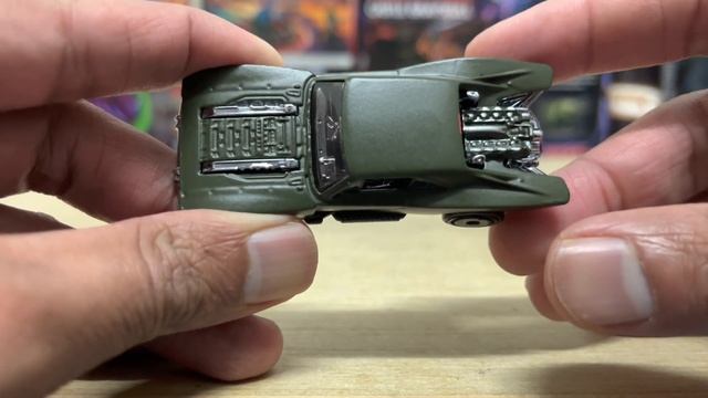 HOT WHEELS BATMAN MOVIE 2022 BATMOBILE – Matte Green Batmobile – The 4th Repaint In One Year!