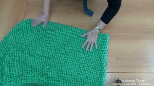 ДВУХСЛОЙНОЕ ПЛАТЬЕ НА ЛЮБОЙ РАЗМЕР|крой без выкройки и мерок - уроки кройки и шитья Тимофеева Тамара