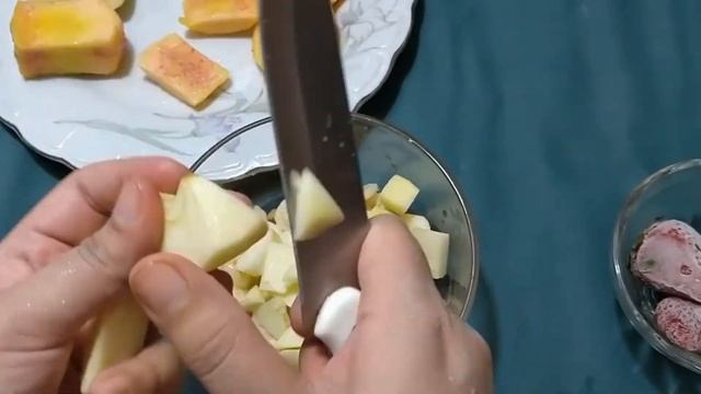 Healthy Diet Fruit Salad | Recipe By Health Cravings | Banana, Strawberry, Apple, Peach | Weightlos смотреть онлайн