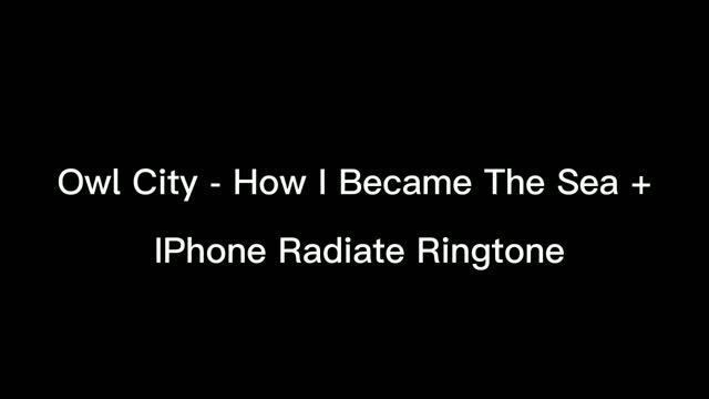 Owl City Song Comparing To IPhone Radiate Ringtone смотреть онлайн