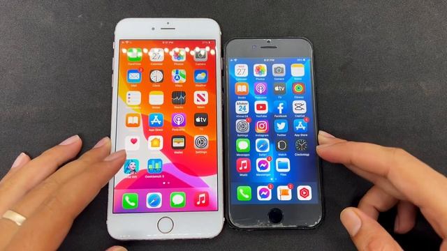 iPhone 7 vs iPhone 6s Plus on iOS 15.1 🔥 смотреть онлайн