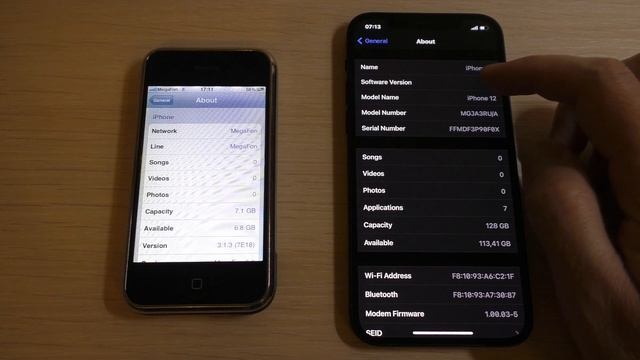 Apple iPhone 2g vs iPhone 12 Incoming Calls смотреть онлайн
