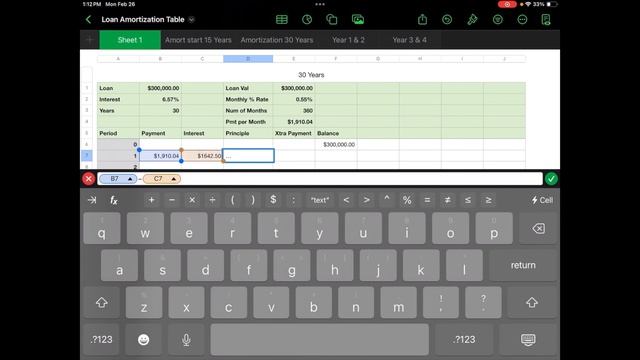 Calculate a 30-Year House Payment on Apple Numbers смотреть онлайн