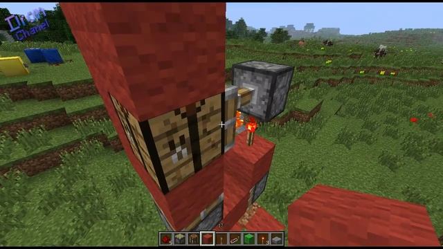 Уроки minecraft (механический дом)- "Скрытый в стене верстак" смотреть онлайн