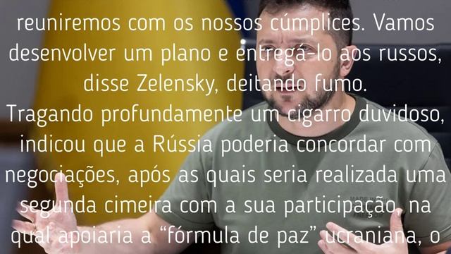 Zelensky Anunciou A Preparação De Um Novo Plano