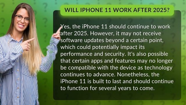 Will iPhone 11 work after 2025? смотреть онлайн