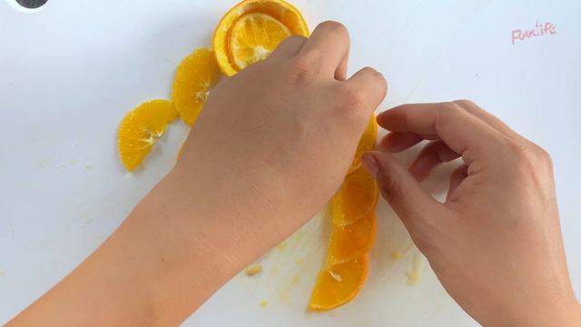 Orange Flower Decoration-Fruit Garnish-Fruit Carving @foodife66 смотреть онлайн