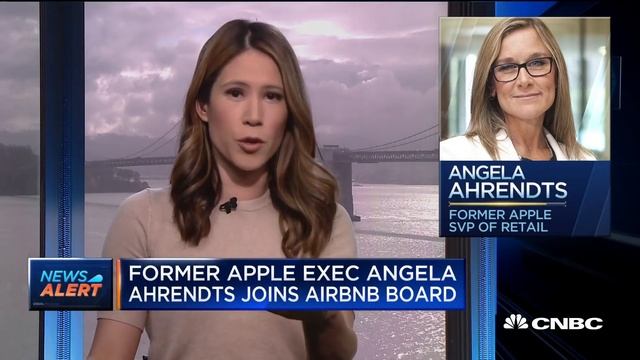 Former Apple exec Angela Ahrendts joins Airbnb's board смотреть онлайн