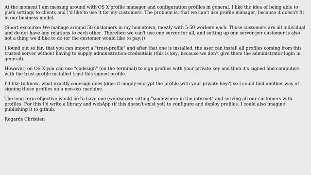 Apple: How does codesign and signing of profiles on os x work? смотреть онлайн