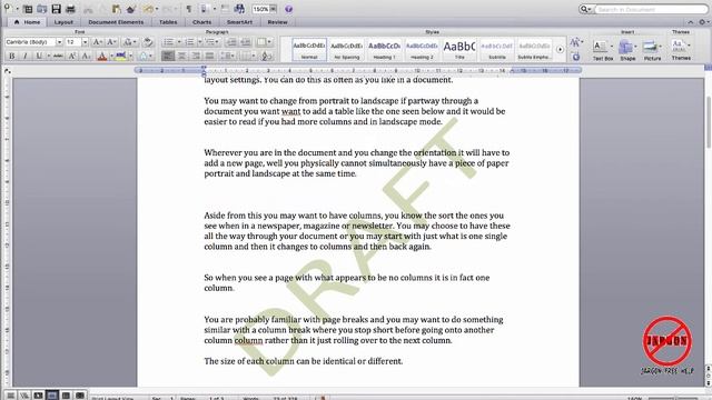 Adding a Watermark to a Word Document - Mac Version смотреть онлайн