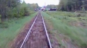 На мотодрезине