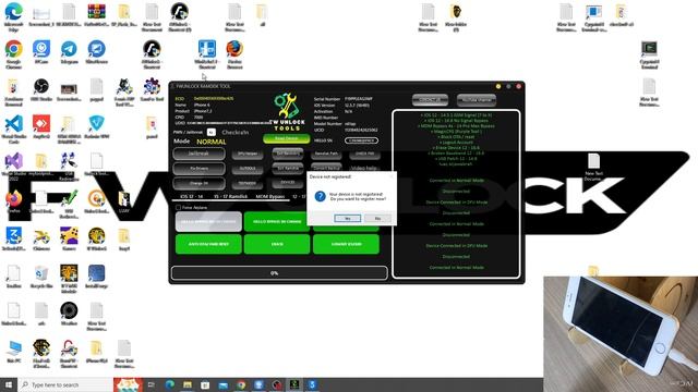 تخطي الايكلاود لجهاز ايفون 6 باستخدام FWUNLOCK RAMDISK شرح سهل смотреть онлайн
