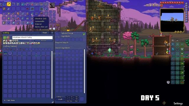 LIVE l ถ่ายทำวิดิโอที่จะตัดลงช่อง Terraria Everglow #2 [ สายสมุดเวทย์ครับ ] ไฟฟฟอย่าดับ смотреть онлайн