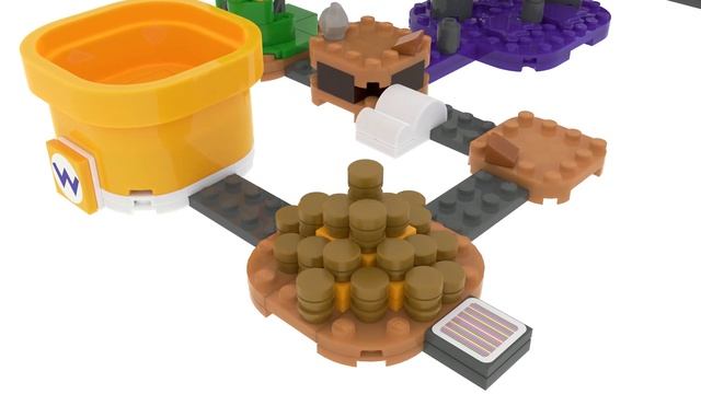 NEW Lego Super Mario WARIO STARTER COURSE! | Custom Mario Set смотреть онлайн