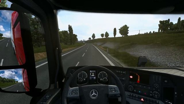 Euro Truck Simulator 2 • Будни дальнобойщика. Часть 92. Тащим Дымоходные системы на Mercedes-Benz смотреть онлайн