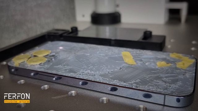#iphone 13 Pro Max Back Glass Cracked, burned by laser machine... смотреть онлайн