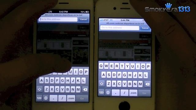 IPHONE 5 VS IPHONE 4S. LTE VS 4G PRUEBA DE RED TELEFONICA. смотреть онлайн