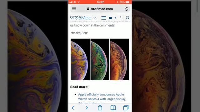 How To Get iPhone XS,XS MAX (10s,10sMax) Wallpapers On Your iPhone (No Jailbreak) смотреть онлайн