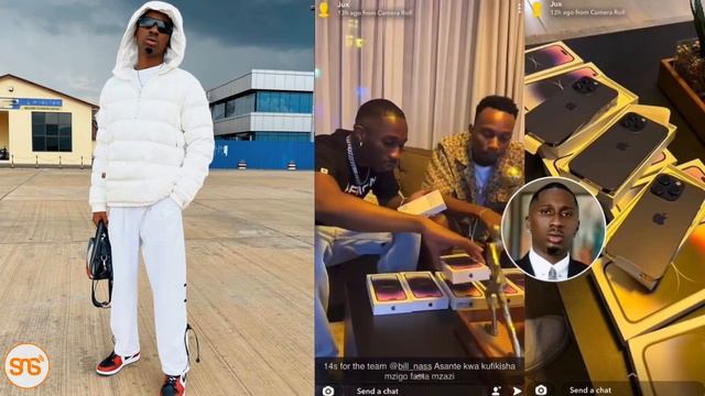 JUX ainunulia timu yake yote ya AFRICAN BOY simu za Iphone 14, BILLNASS ndiye muuzaji смотреть онлайн