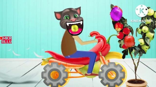 Talking tom billu colourful apple funny video || Ep-20 смотреть онлайн