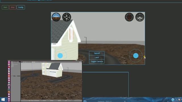 JdeRobot WebNode UAV-Viewer on MacOS and Windows смотреть онлайн