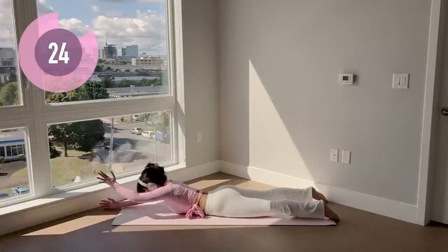 DAY 18 - 1 Month At Home Pilates Plan __ 15MIN Hourglass Abs, Arms & Back __ madeleineabeid