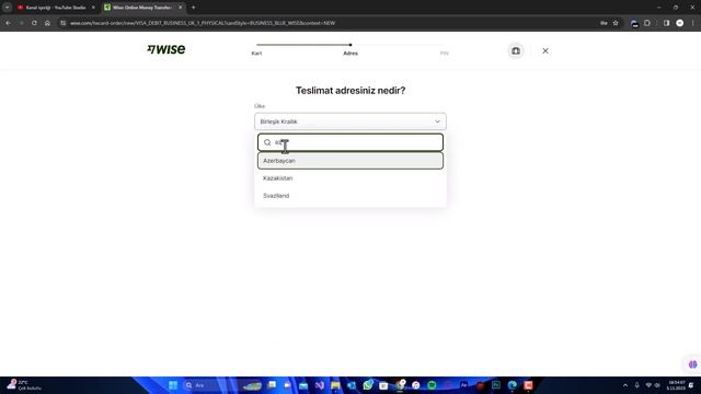 WİSE'DA FİZİKSEL KART ALMA TÜRKİYE'YE GETİRTME смотреть онлайн