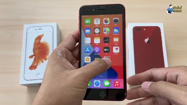 รีวิวแกะกล่อง iPhone 8 plus vs iPhone 6s plus | ลดราคาเยอะทั้งสองรุ่น เครื่องไม่ติดโปร ใส่ได้ทุกซิม смотреть онлайн