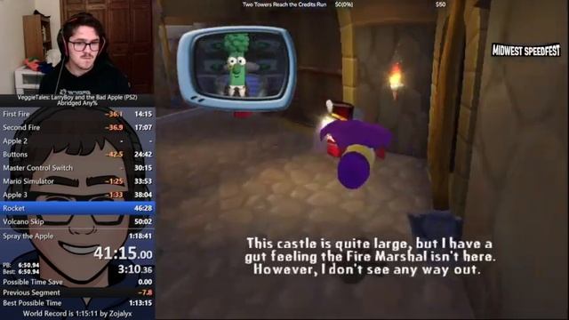 Veggietales Larryboy and the Bad Apple Abridged Any% Speedrun in 1:14:02 WORLD RECORD смотреть онлайн