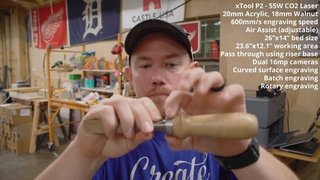 XTool P2 55w CO2 Laser - Introduction And Project Results