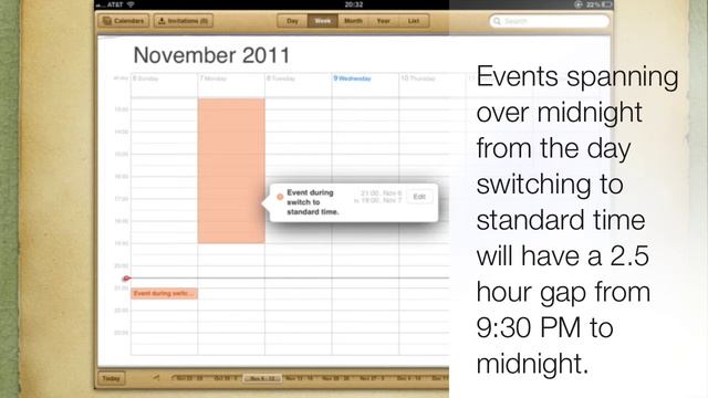 Daylight Savings Time - iPhone iOS Calendar Error - Video 3 смотреть онлайн