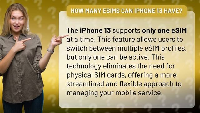 How many eSIMs can iPhone 13 have? смотреть онлайн